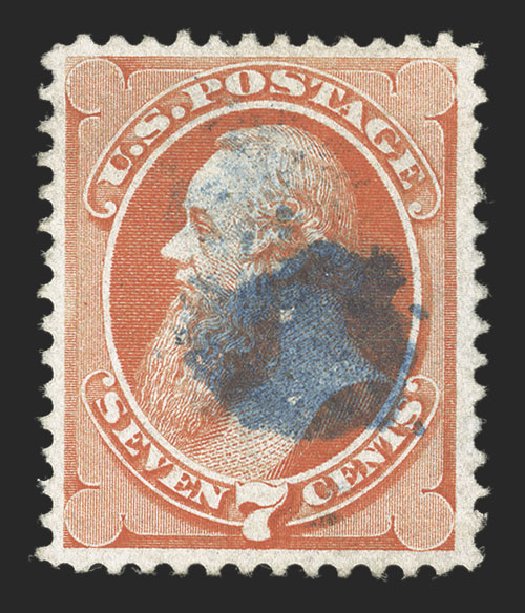US Stamps Value Scott Catalog # 138 - 7c 1871 Stanton Grill. Spink Shreves Galleries, Jul 2012, Sale 140, Lot 151