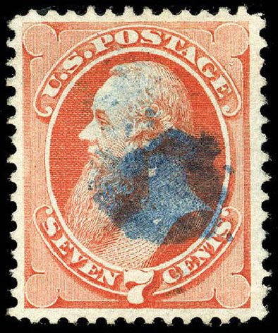Costs of US Stamps Scott Catalogue # 138: 1871 7c Stanton Grill. Matthew Bennett International, Apr 2008, Sale 326, Lot 144