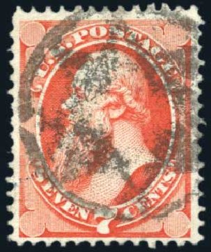 Cost of US Stamp Scott # 138: 7c 1871 Stanton Grill. Harmer-Schau Auction Galleries, Aug 2011, Sale 90, Lot 1304