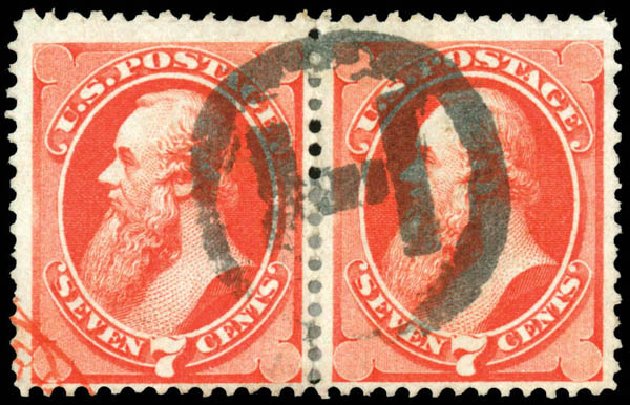 US Stamp Price Scott Catalogue 138: 7c 1871 Stanton Grill. Matthew Bennett International, Dec 2008, Sale 330, Lot 1613