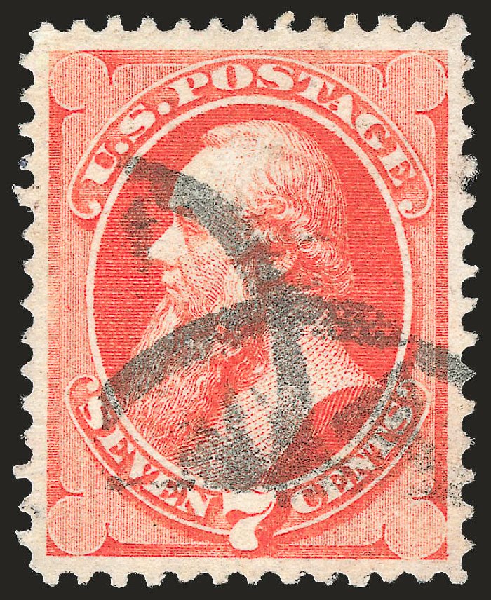 Values of US Stamps Scott Cat. #138 - 1871 7c Stanton Grill. Robert Siegel Auction Galleries, Jun 2009, Sale 975, Lot 1393