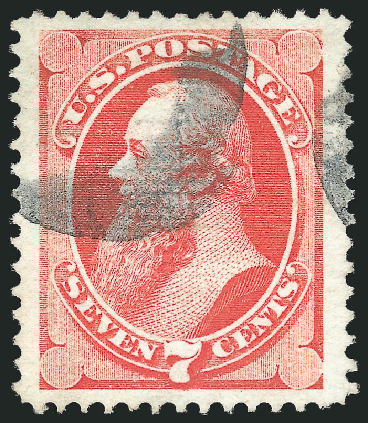 Value of US Stamps Scott #138 - 1871 7c Stanton Grill. Robert Siegel Auction Galleries, Sep 2012, Sale 1027, Lot 36