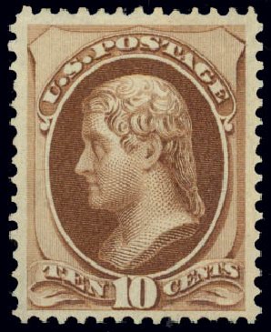 Price of US Stamp Scott # 139: 10c 1870 Jefferson Grill. Daniel Kelleher Auctions, Jul 2011, Sale 625, Lot 772