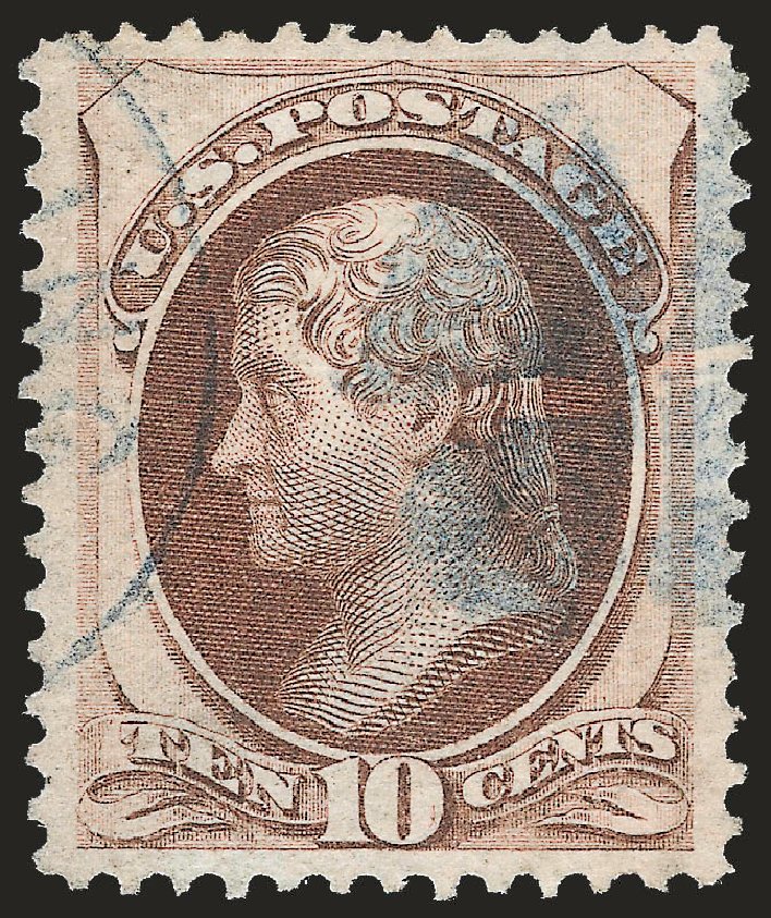 Price of US Stamps Scott # 139: 1870 10c Jefferson Grill. Robert Siegel Auction Galleries, Apr 2010, Sale 984, Lot 463