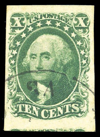 Costs of US Stamps Scott Catalogue # 14: 1855 10c Washington. Matthew Bennett International, Sep 2010, Sale 331, Lot 347