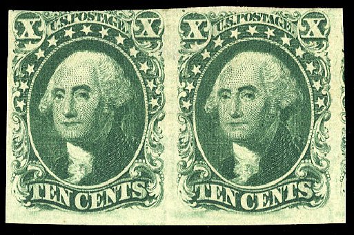 Costs of US Stamp Scott Cat. # 14: 10c 1855 Washington. Cherrystone Auctions, Nov 2013, Sale 201311, Lot 7