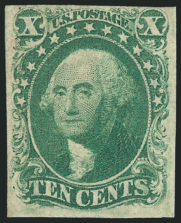 Values of US Stamps Scott Catalog #14 - 10c 1855 Washington. Robert Siegel Auction Galleries, Oct 2011, Sale 1014, Lot 1067