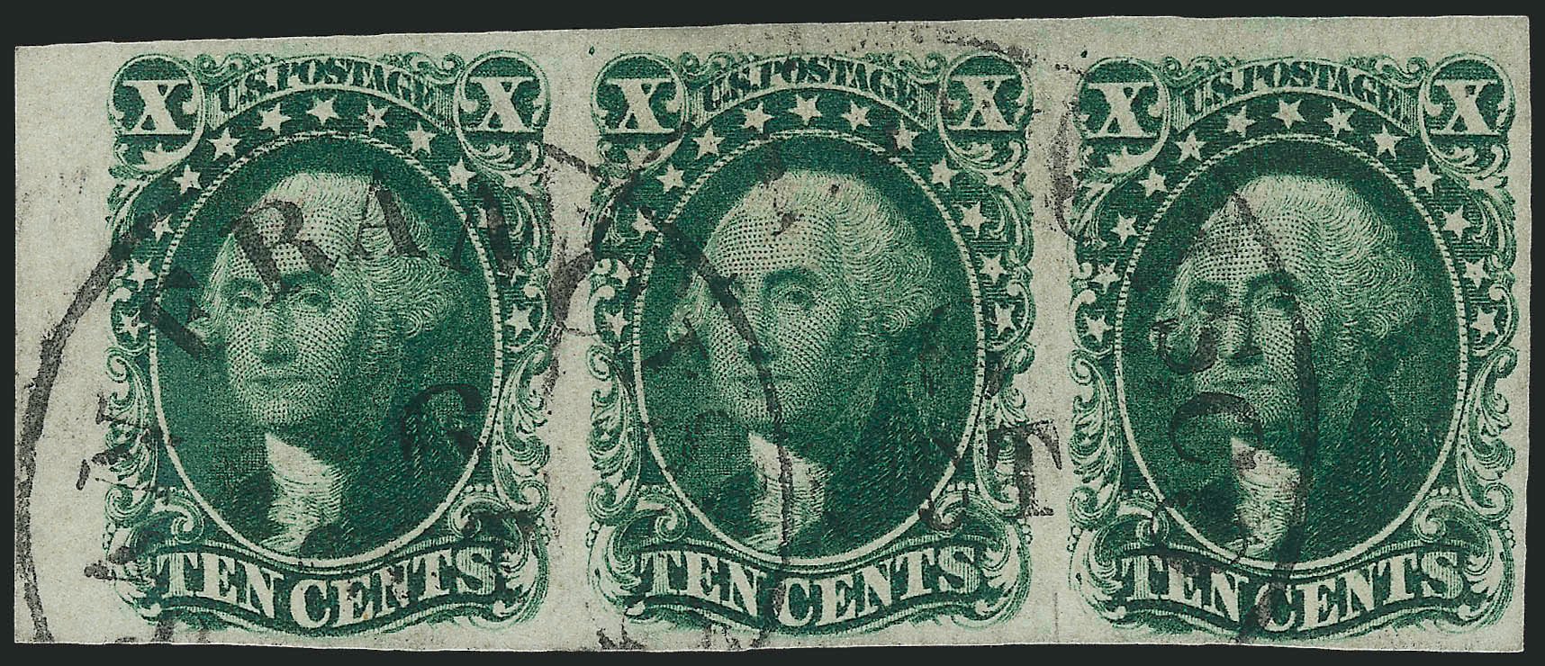 US Stamp Value Scott Catalogue # 14: 1855 10c Washington. Robert Siegel Auction Galleries, Jun 2012, Sale 1026, Lot 1157