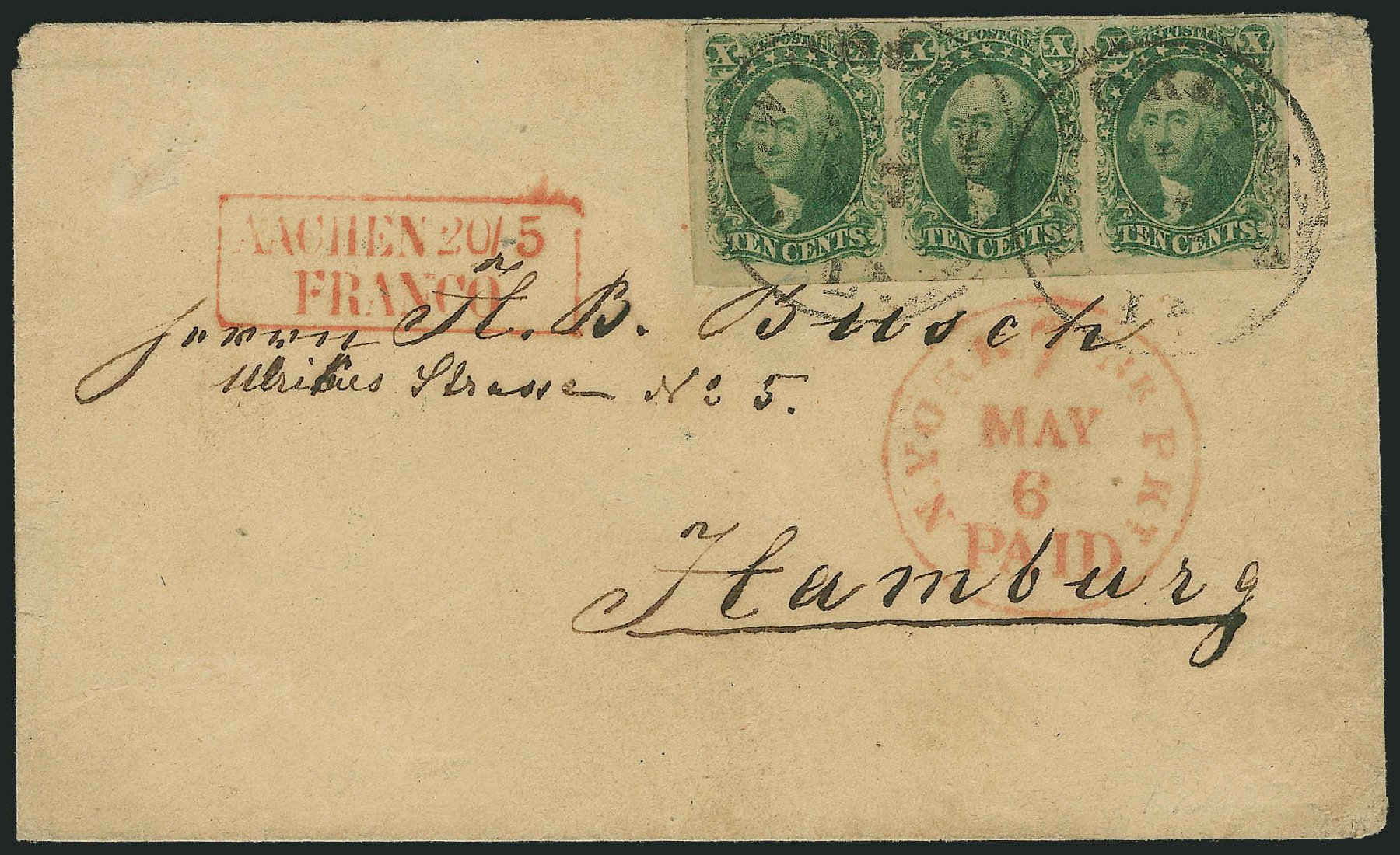 Prices of US Stamps Scott Catalogue 14: 1855 10c Washington. Robert Siegel Auction Galleries, Dec 2010, Sale 1002, Lot 3728