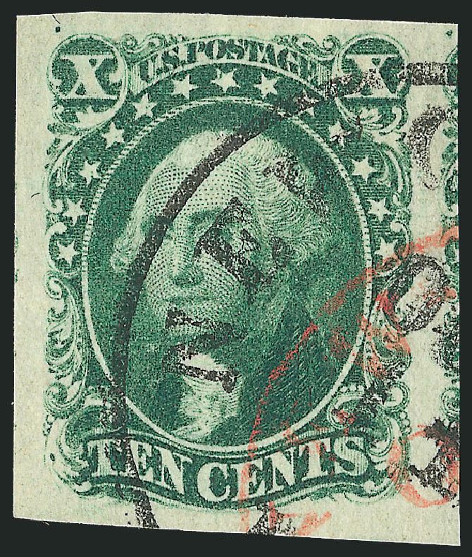 Costs of US Stamp Scott Catalog # 14: 10c 1855 Washington. Robert Siegel Auction Galleries, Oct 2011, Sale 1014, Lot 1068