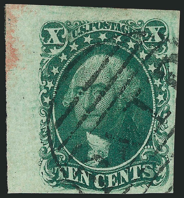Values of US Stamps Scott Catalog # 14: 10c 1855 Washington. Robert Siegel Auction Galleries, Dec 2011, Sale 1017, Lot 108