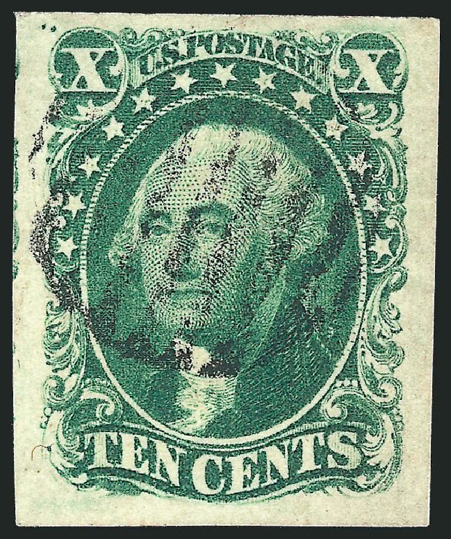 Value of US Stamps Scott Catalog #14: 1855 10c Washington. Robert Siegel Auction Galleries, Sep 2010, Sale 993, Lot 238