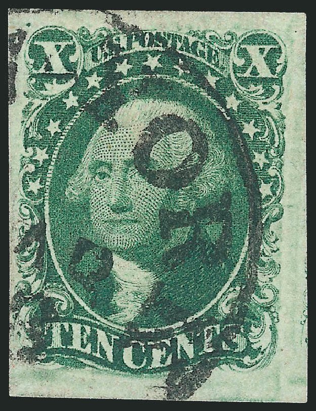 Values of US Stamps Scott 14: 1855 10c Washington. Robert Siegel Auction Galleries, Oct 2010, Sale 997, Lot 5188