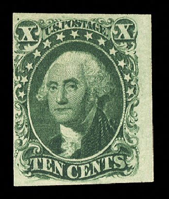 US Stamp Prices Scott Cat. # 14 - 10c 1855 Washington. Cherrystone Auctions, Oct 2012, Sale 201210, Lot 19