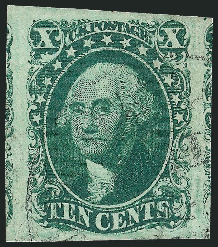 US Stamps Value Scott Cat. 14 - 10c 1855 Washington. Robert Siegel Auction Galleries, Oct 2011, Sale 1014, Lot 1069