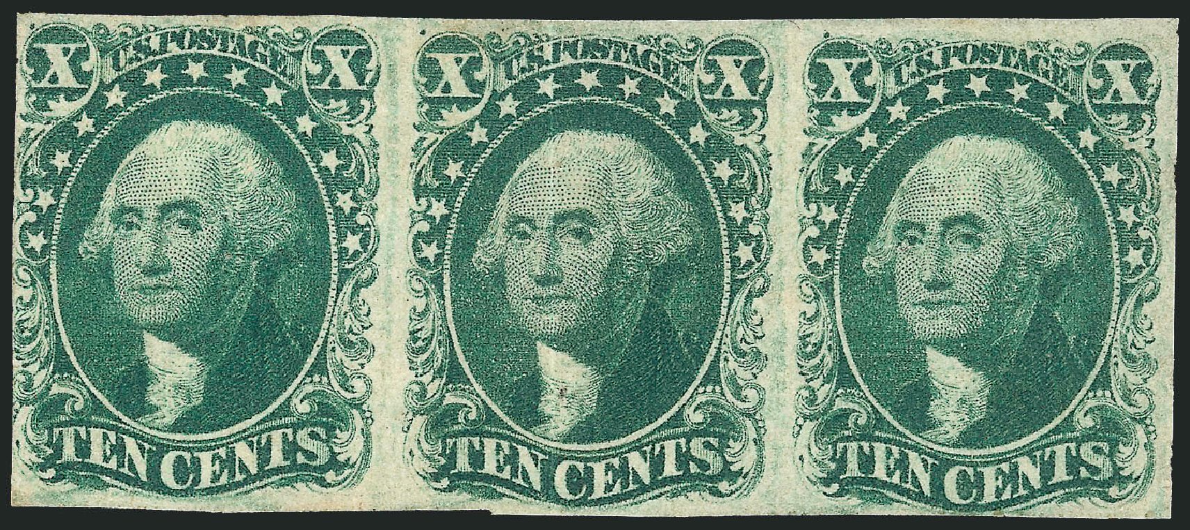 US Stamp Value Scott Cat. 14 - 1855 10c Washington. Robert Siegel Auction Galleries, Mar 2012, Sale 1021, Lot 140