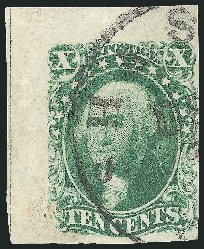 Values of US Stamp Scott # 14: 1855 10c Washington. Robert Siegel Auction Galleries, Oct 2008, Sale 963, Lot 230