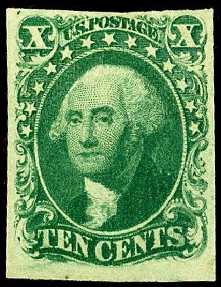 Cost of US Stamp Scott Catalog # 14 - 10c 1855 Washington. Matthew Bennett International, May 2008, Sale 327, Lot 21