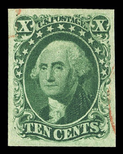 Prices of US Stamps Scott Catalogue # 14 - 1855 10c Washington. Matthew Bennett International, Sep 2012, Sale 346, Lot 681