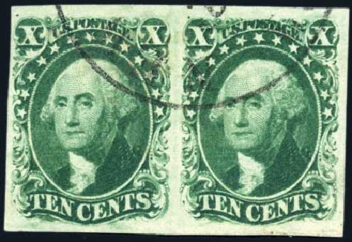 Prices of US Stamp Scott Catalogue # 14 - 1855 10c Washington. Harmer-Schau Auction Galleries, Jun 2008, Sale 78, Lot 1251