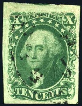 US Stamp Prices Scott Cat. 14 - 10c 1855 Washington. Harmer-Schau Auction Galleries, Oct 2008, Sale 79, Lot 31