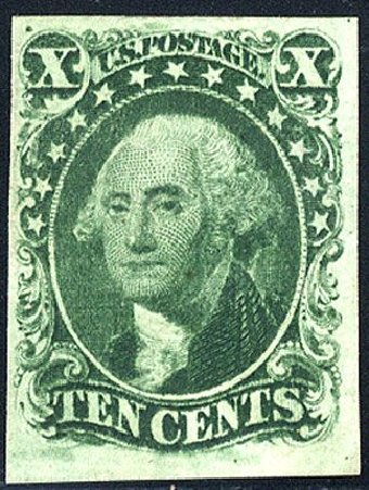 Value of US Stamp Scott 14: 10c 1855 Washington. Cherrystone Auctions, Jan 2008, Sale 200801, Lot 1034