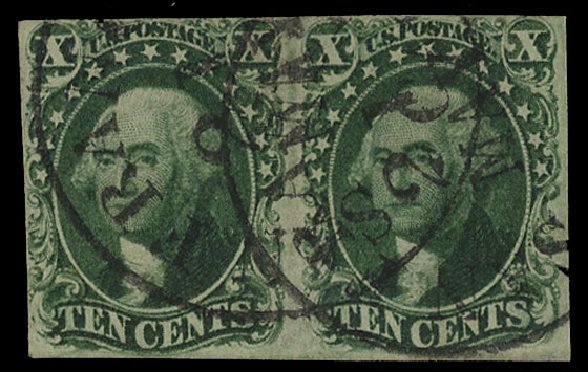 Values of US Stamps Scott Cat. 14: 1855 10c Washington. Cherrystone Auctions, Apr 2010, Sale 201004, Lot 44