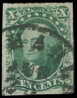Values of US Stamp Scott Cat. 14 - 10c 1855 Washington. H.R. Harmer, Jun 2013, Sale 3003, Lot 1044