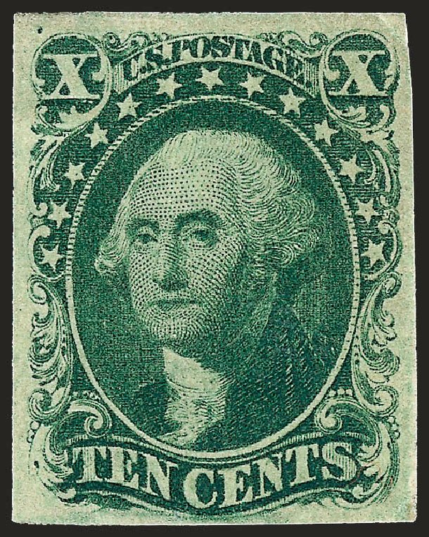 Cost of US Stamp Scott Catalog # 14: 10c 1855 Washington. Robert Siegel Auction Galleries, Oct 2008, Sale 963, Lot 224