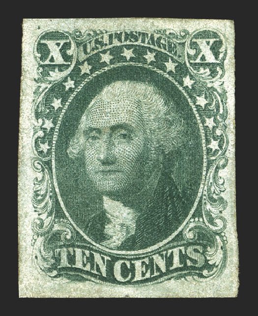 US Stamps Price Scott Catalogue # 14: 10c 1855 Washington. Spink Shreves Galleries, Mar 2013, Sale 142, Lot 144
