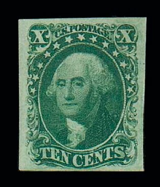 Costs of US Stamps Scott Cat. #14 - 10c 1855 Washington. Matthew Bennett International, Dec 2007, Sale 325, Lot 1435
