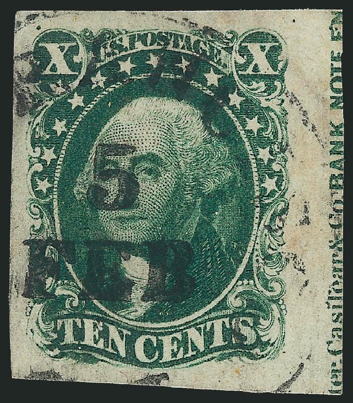 Costs of US Stamps Scott Cat. 14 - 10c 1855 Washington. Robert Siegel Auction Galleries, Mar 2013, Sale 1040, Lot 1205