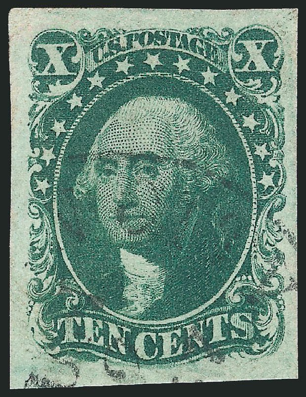 US Stamp Prices Scott 14: 10c 1855 Washington. Robert Siegel Auction Galleries, Jul 2013, Sale 1050, Lot 115
