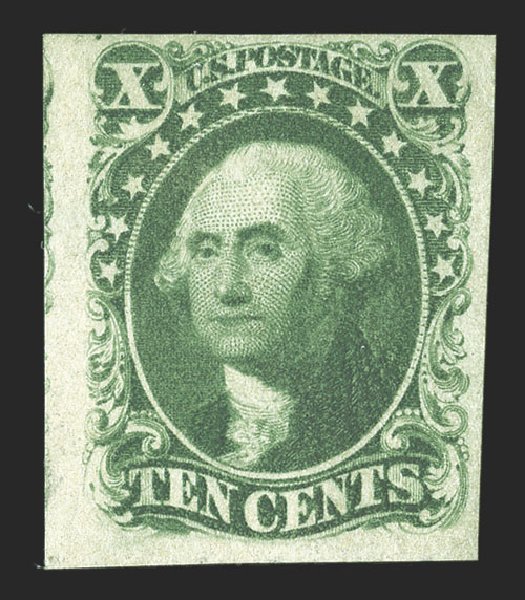 Cost of US Stamp Scott 14: 10c 1855 Washington. Spink Shreves Galleries, Jul 2012, Sale 140, Lot 65