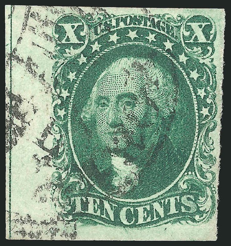 US Stamps Value Scott 14 - 1855 10c Washington. Robert Siegel Auction Galleries, Oct 2008, Sale 963, Lot 232