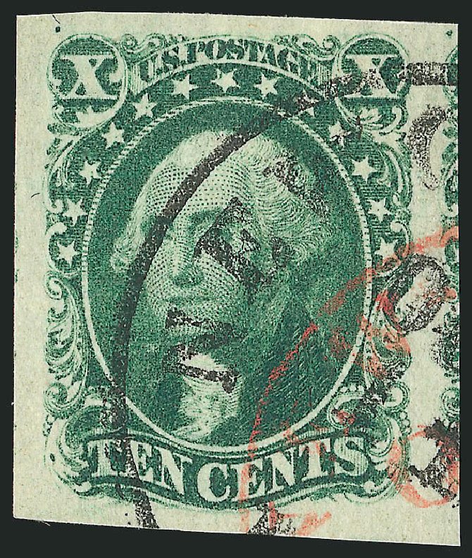 US Stamp Values Scott Catalog #14: 10c 1855 Washington. Robert Siegel Auction Galleries, Dec 2009, Sale 982, Lot 5082