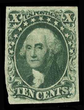 Prices of US Stamp Scott Cat. 14: 1855 10c Washington. Cherrystone Auctions, Mar 2010, Sale 201003, Lot 33