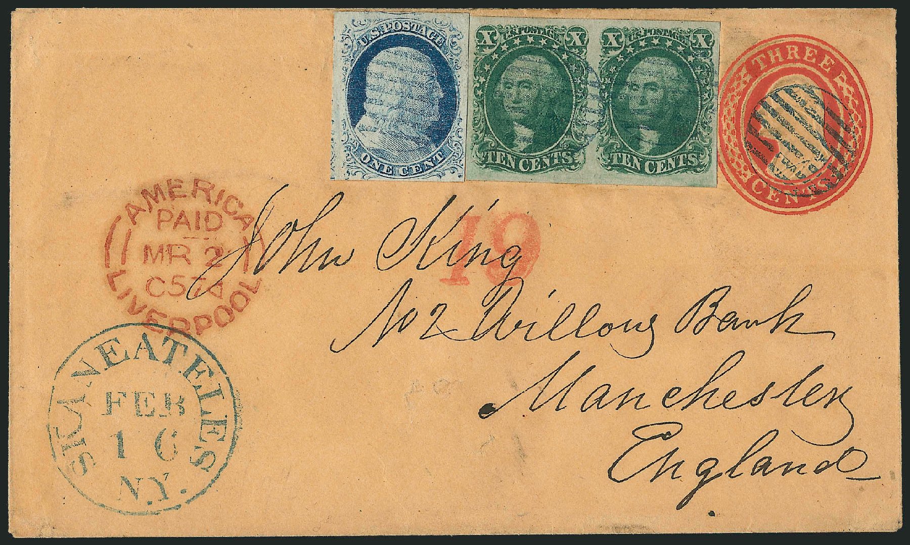 Costs of US Stamp Scott Catalogue # 14 - 10c 1855 Washington. Robert Siegel Auction Galleries, Dec 2010, Sale 998, Lot 293