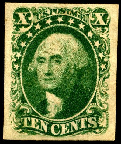 US Stamp Price Scott Catalogue # 14 - 1855 10c Washington. Matthew Bennett International, Jun 2008, Sale 328, Lot 486