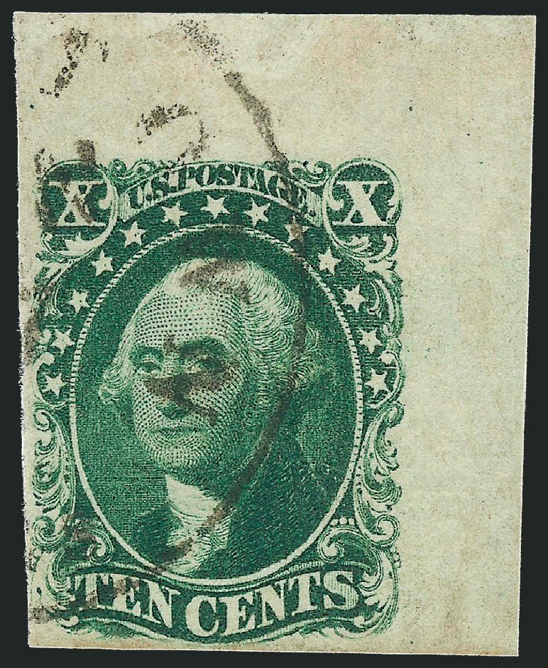 Values of US Stamps Scott Catalog #14: 10c 1855 Washington. Robert Siegel Auction Galleries, Dec 2011, Sale 1017, Lot 106