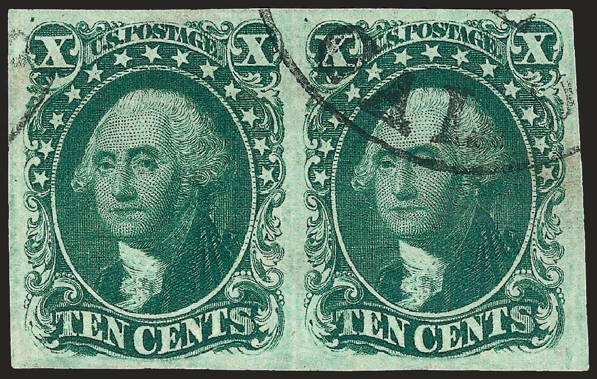 Values of US Stamp Scott Catalogue 14 - 10c 1855 Washington. Robert Siegel Auction Galleries, Oct 2008, Sale 963, Lot 236