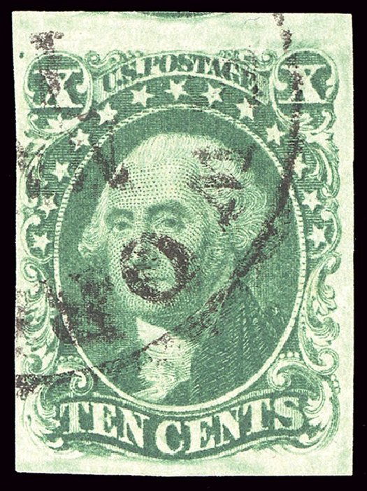 Prices of US Stamp Scott Catalog #14 - 1855 10c Washington. Spink Shreves Galleries, Jan 2014, Sale 146, Lot 166