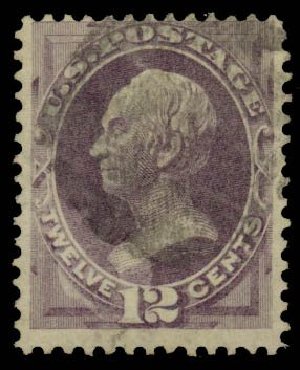 US Stamp Price Scott # 140 - 12c 1870 Clay Grill. Daniel Kelleher Auctions, Sep 2013, Sale 639, Lot 397