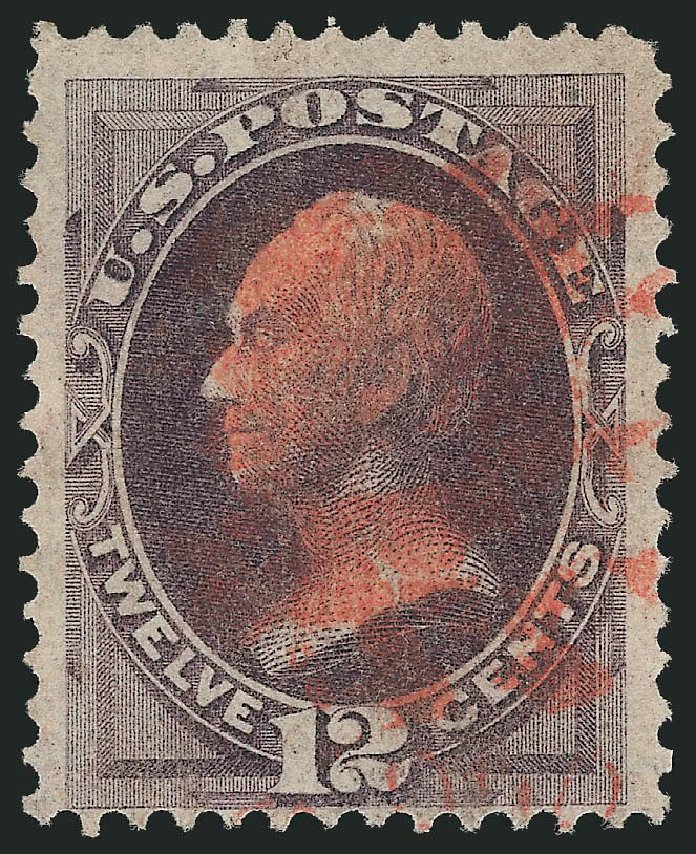 Prices of US Stamp Scott Catalogue #140 - 12c 1870 Clay Grill. Robert Siegel Auction Galleries, Mar 2013, Sale 1040, Lot 1397