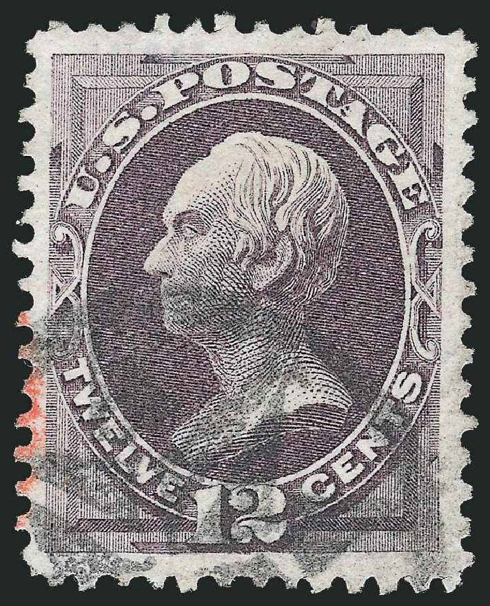 US Stamps Value Scott Cat. 140: 1870 12c Clay Grill. Robert Siegel Auction Galleries, Sep 2012, Sale 1027, Lot 38