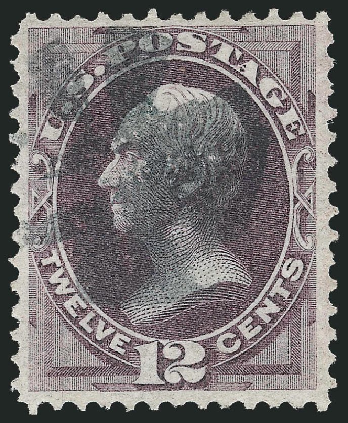 US Stamp Value Scott # 140 - 1870 12c Clay Grill. Robert Siegel Auction Galleries, Oct 2012, Sale 1033, Lot 4078