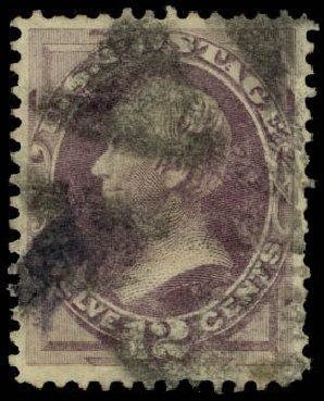US Stamp Value Scott Cat. 140 - 1870 12c Clay Grill. Daniel Kelleher Auctions, Apr 2013, Sale 636, Lot 160