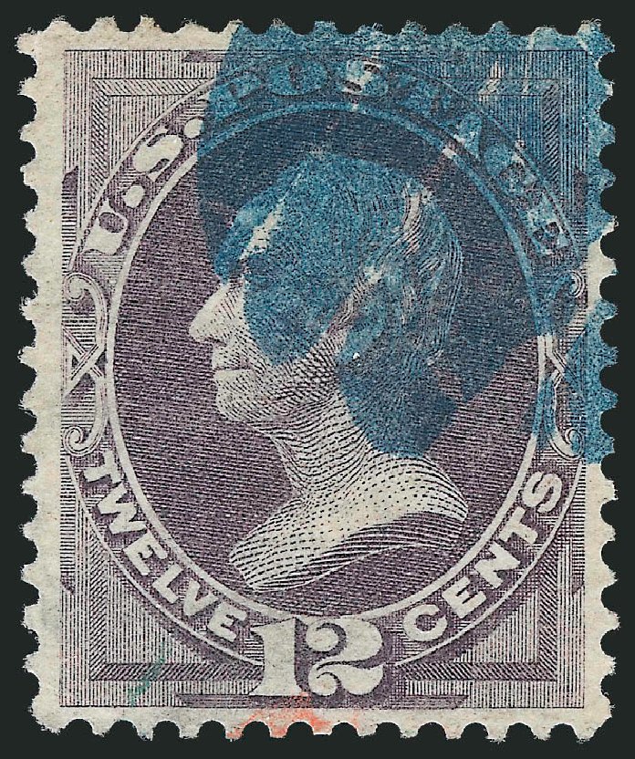 Value of US Stamps Scott # 140 - 12c 1870 Clay Grill. Robert Siegel Auction Galleries, Oct 2010, Sale 997, Lot 5551