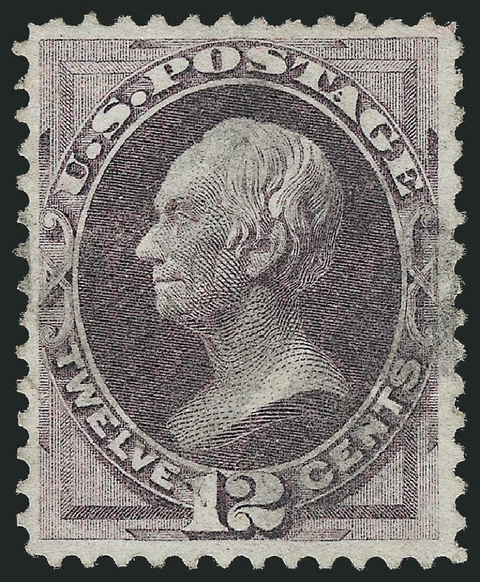 US Stamps Value Scott Catalogue #140 - 1870 12c Clay Grill. Robert Siegel Auction Galleries, Oct 2011, Sale 1014, Lot 1373