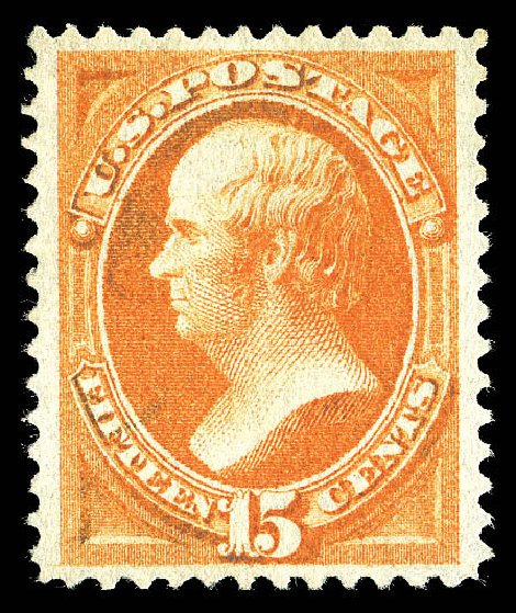 Value of US Stamp Scott #141: 1870 15c Webster Grill. Matthew Bennett International, Sep 2012, Sale 346, Lot 718